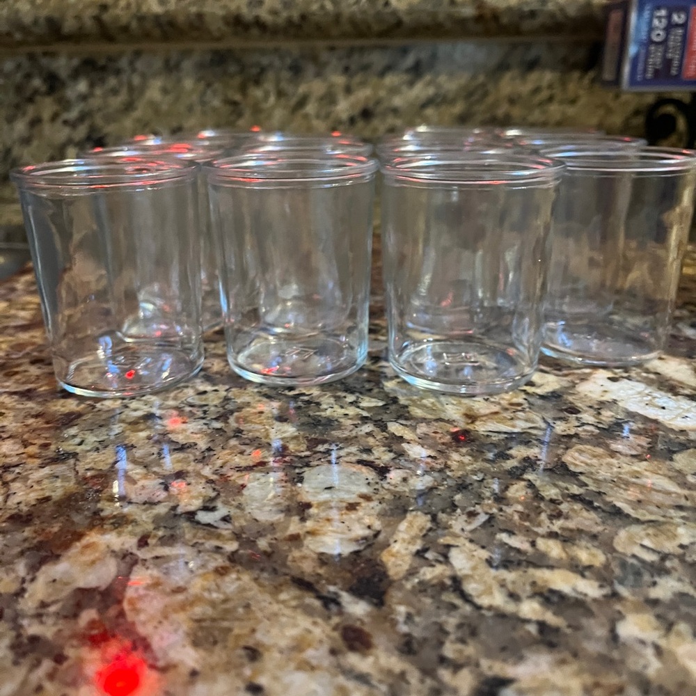Set of Clear Glass Votive Holders - Picture 2 of 6